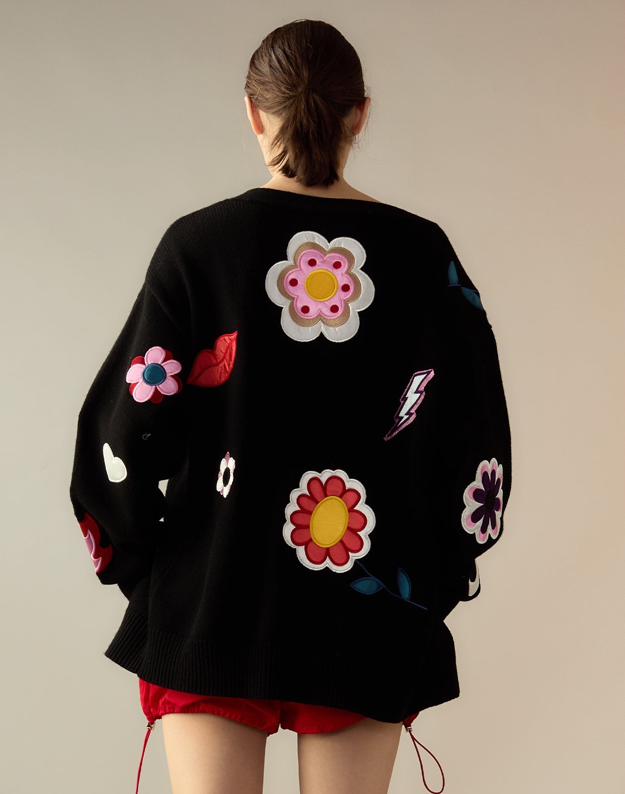 Playful Patchwork Cardigan - 6