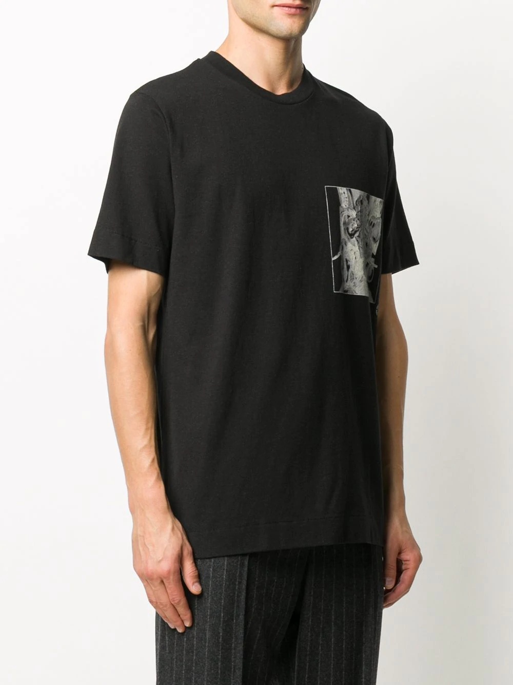 Grid graphic print T-shirt - 5