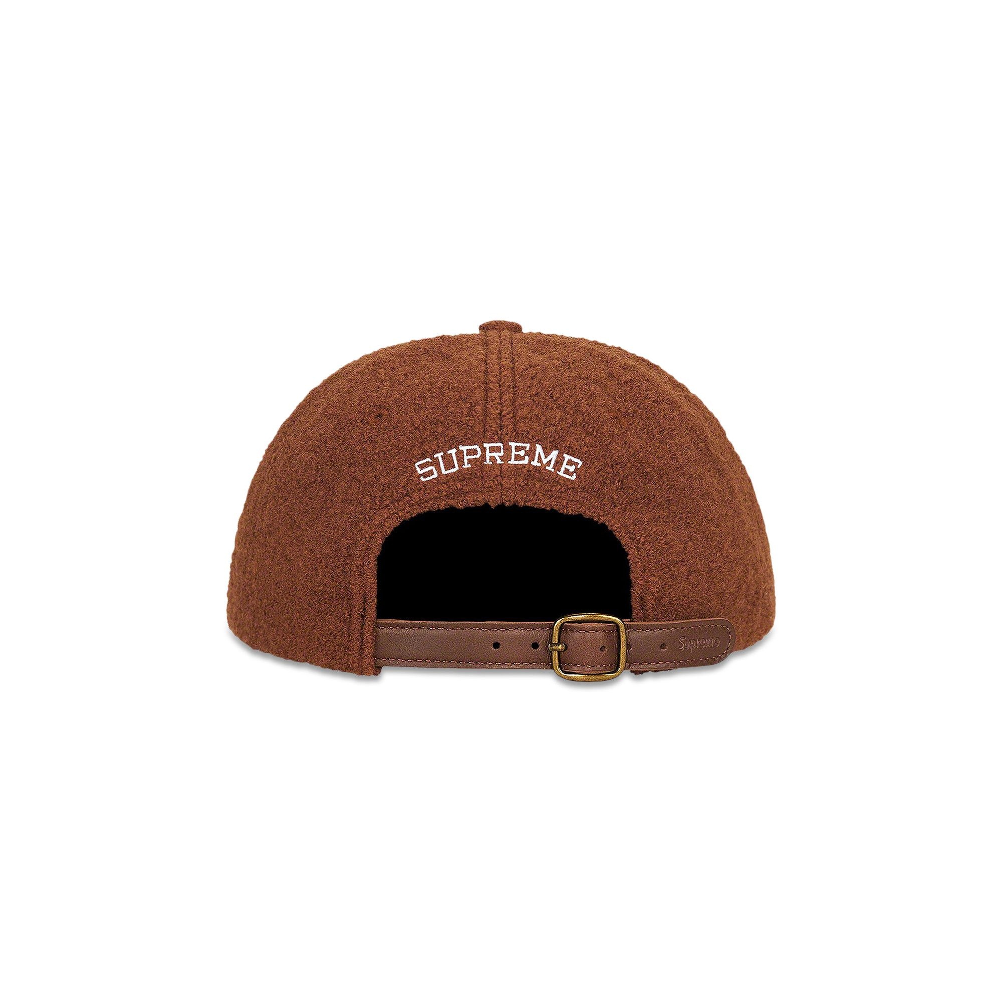 Supreme Boiled Wool S Logo 6-Panel 'Brown' - 2