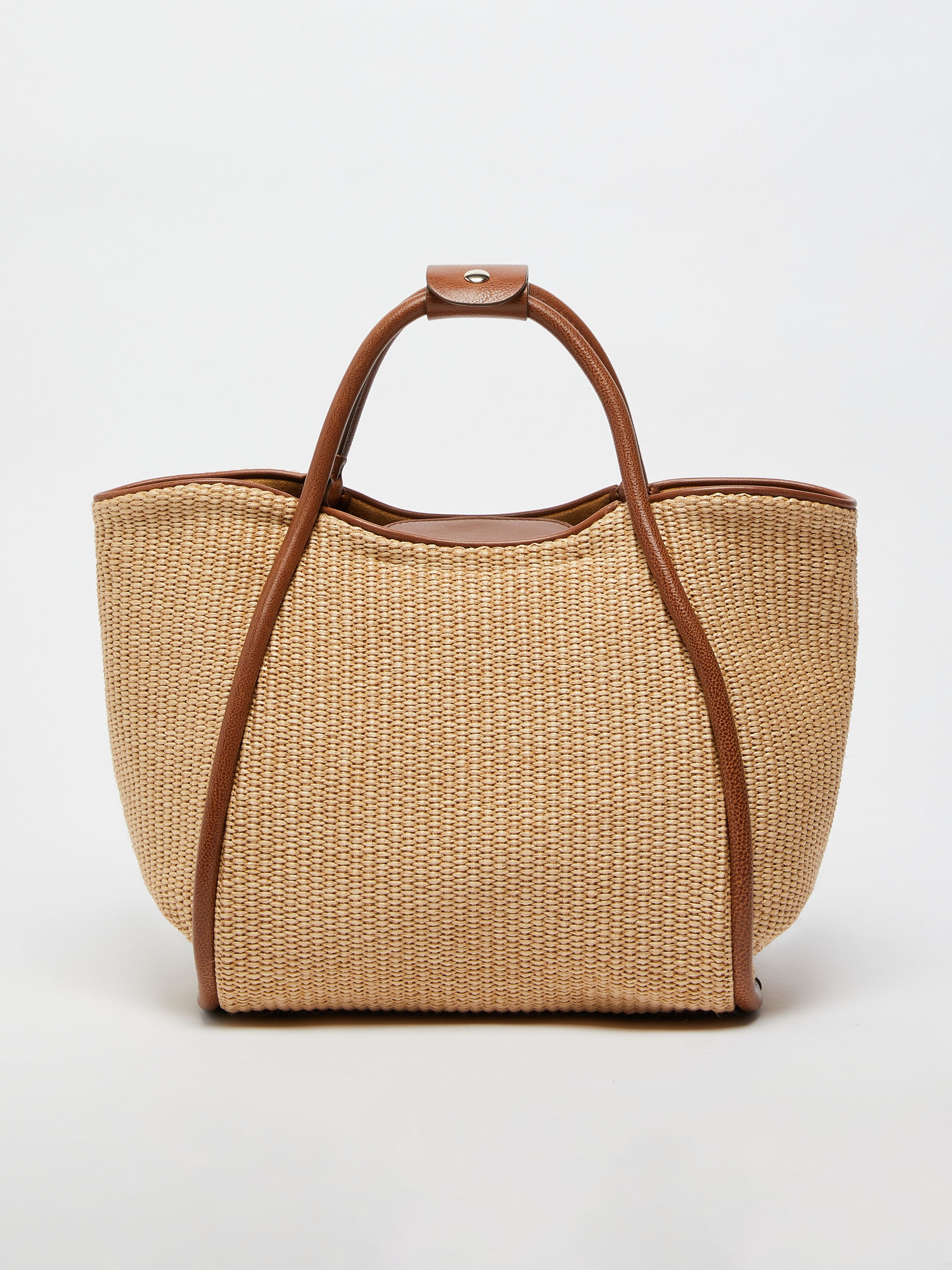 MARINESSTRAW Woven straw tote bag - 3