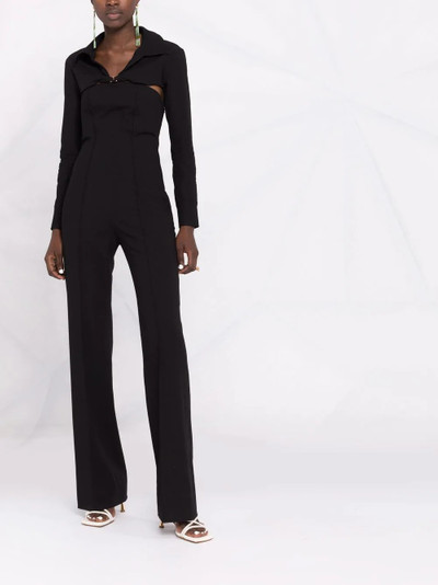 JACQUEMUS La Combinaison Asao cut-out jumpsuit outlook