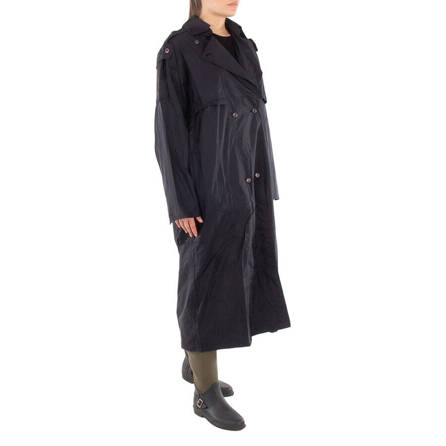 Moncler Deva Logo-Patch Trench Coat - 4