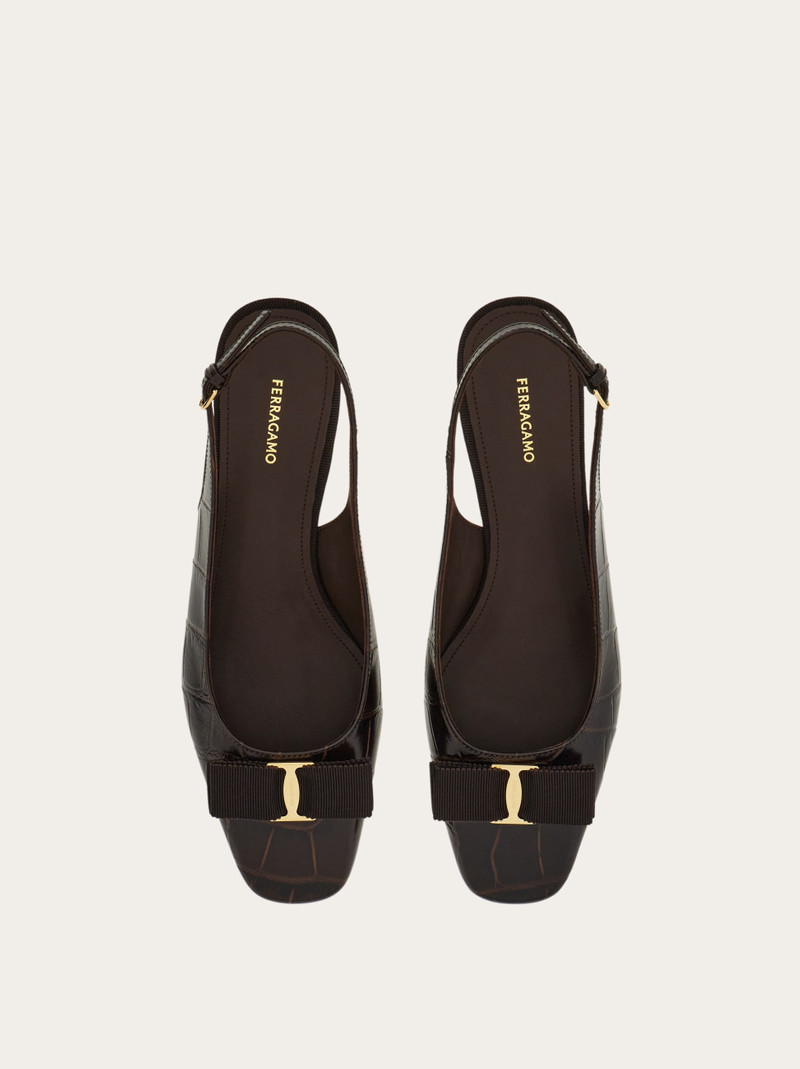 FERRAGAMO Vara bow slingback outlook