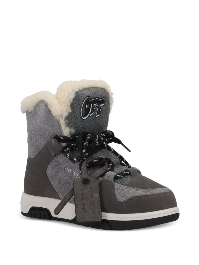 Off-White shearling boots outlook