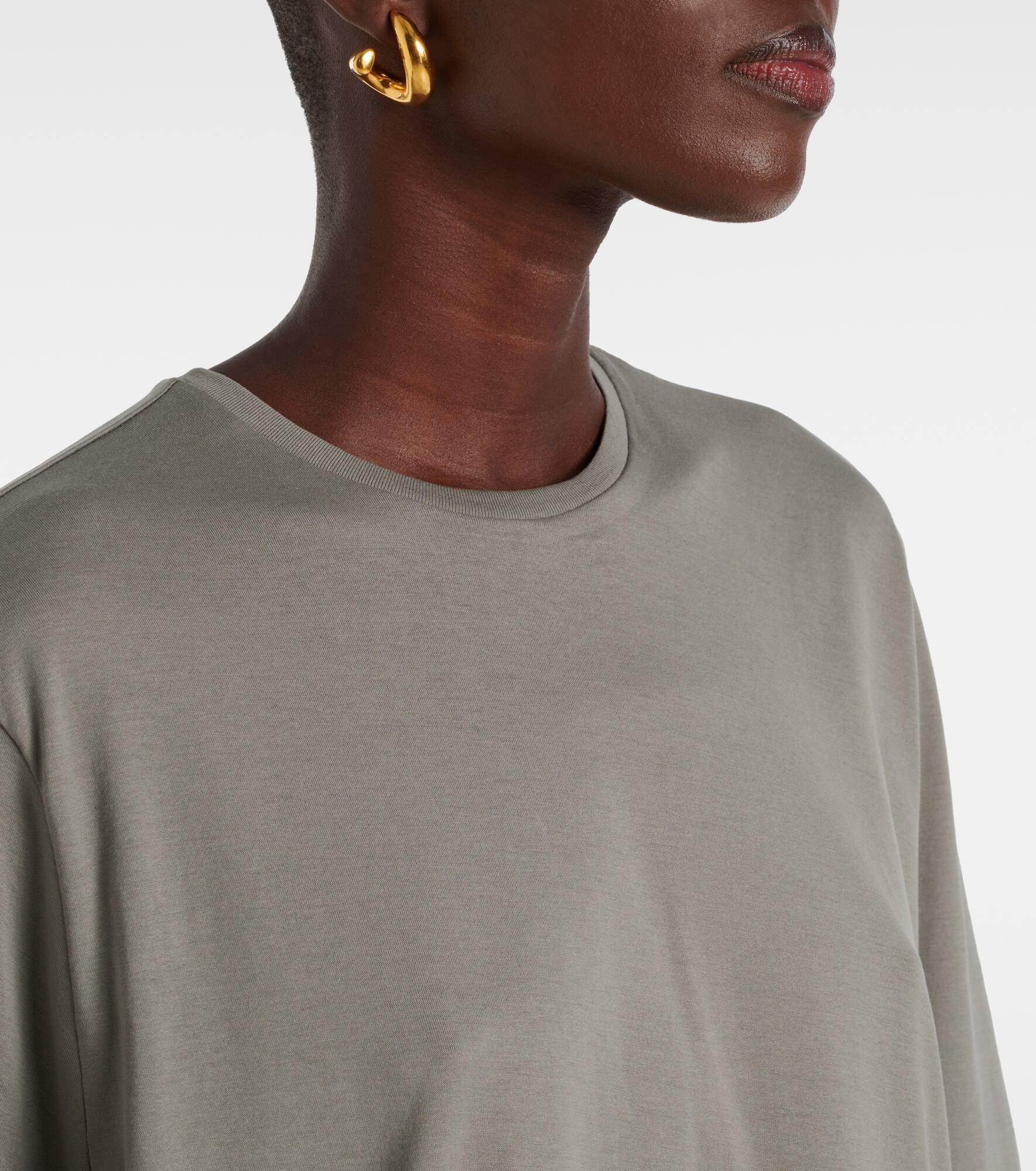 Harper cotton jersey T-shirt - 4