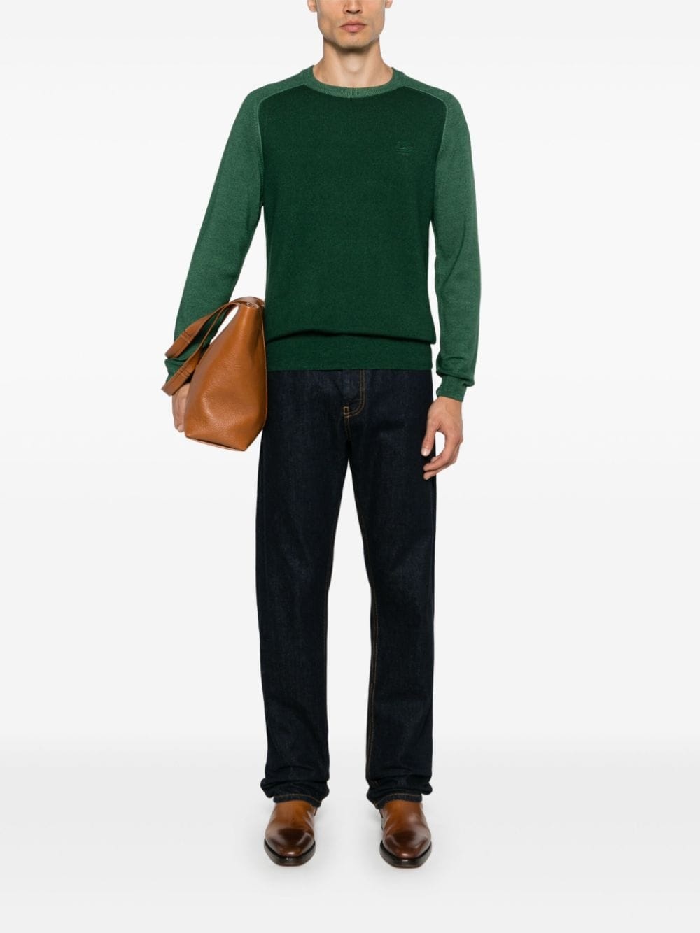 logo-embroidered sweater - 2
