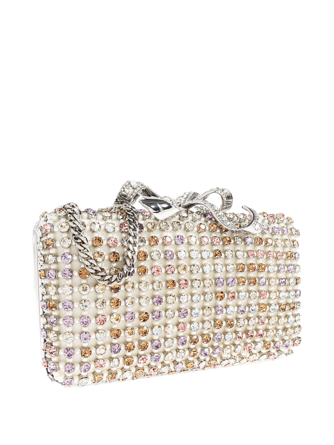 Multi Crystal Clutch Bag - 4