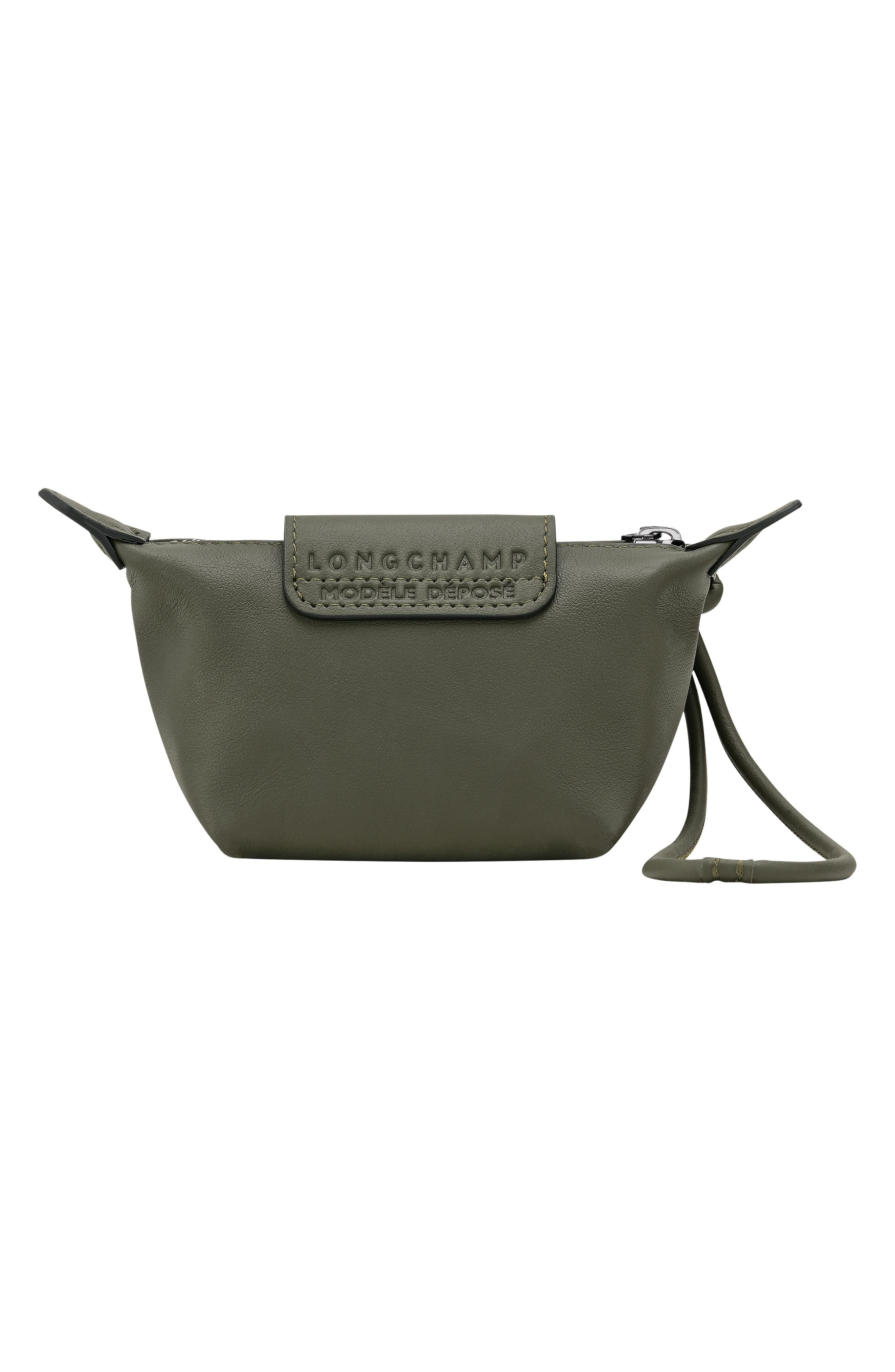 Longchamp Le Pliage Xtra Leather Coin Purse in Fir at Nordstrom - 2