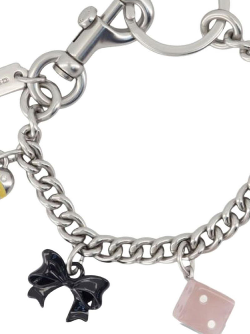 COACH charm-link keyring outlook