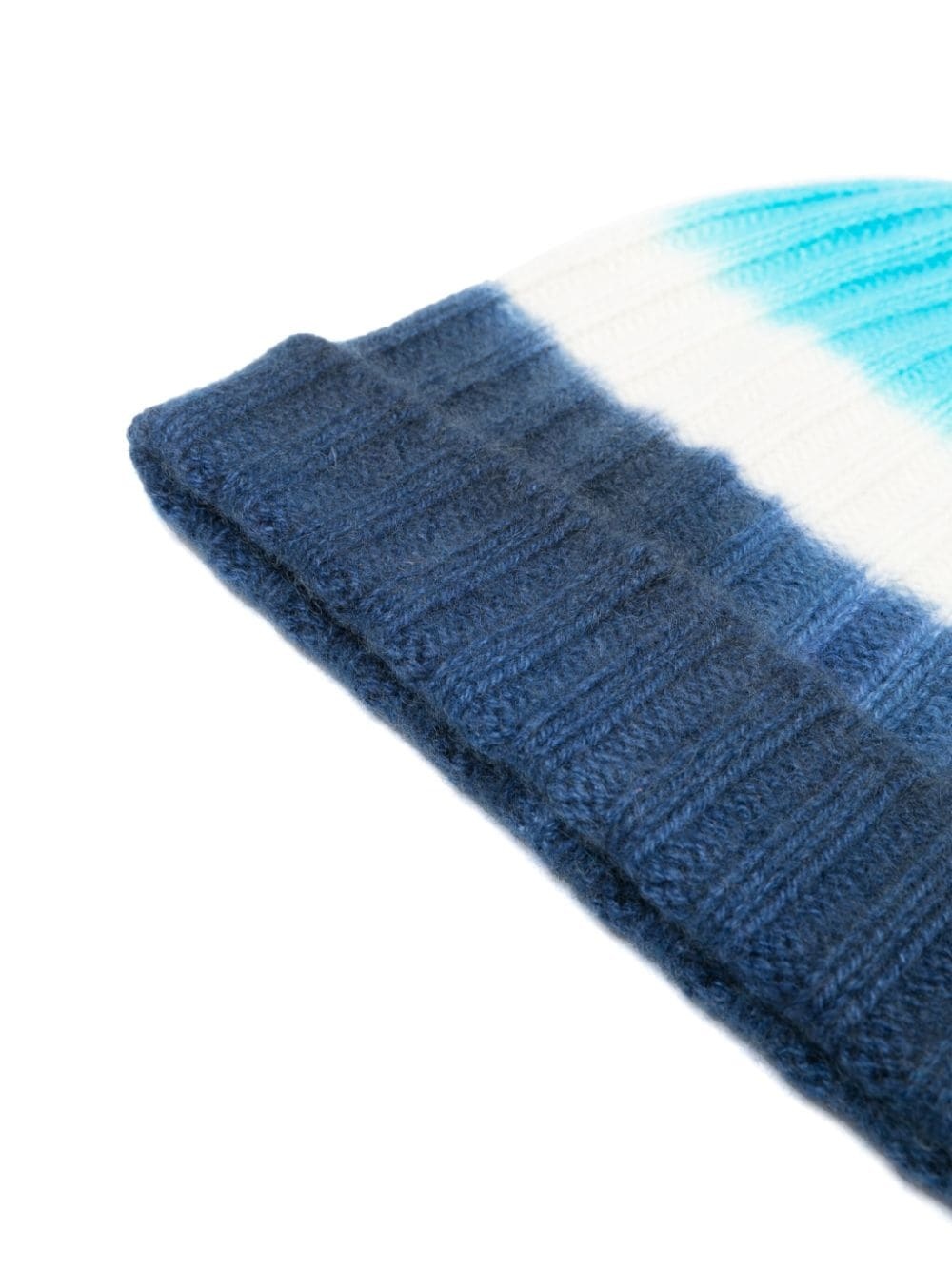 chunky ribbed-knit cashmere beanie - 2