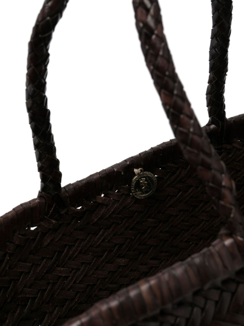 Triple Jump interwoven-design tote bag 3