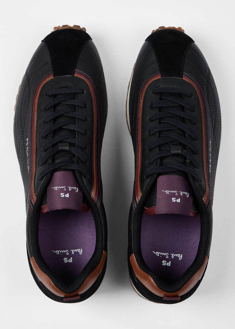Black 'Haskell' Trainers 5