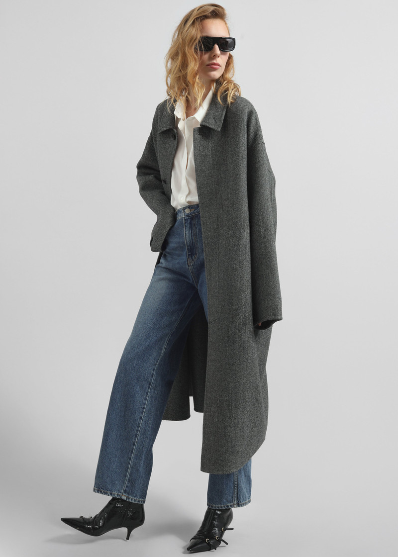 Knole Wool Coat - Grey 7