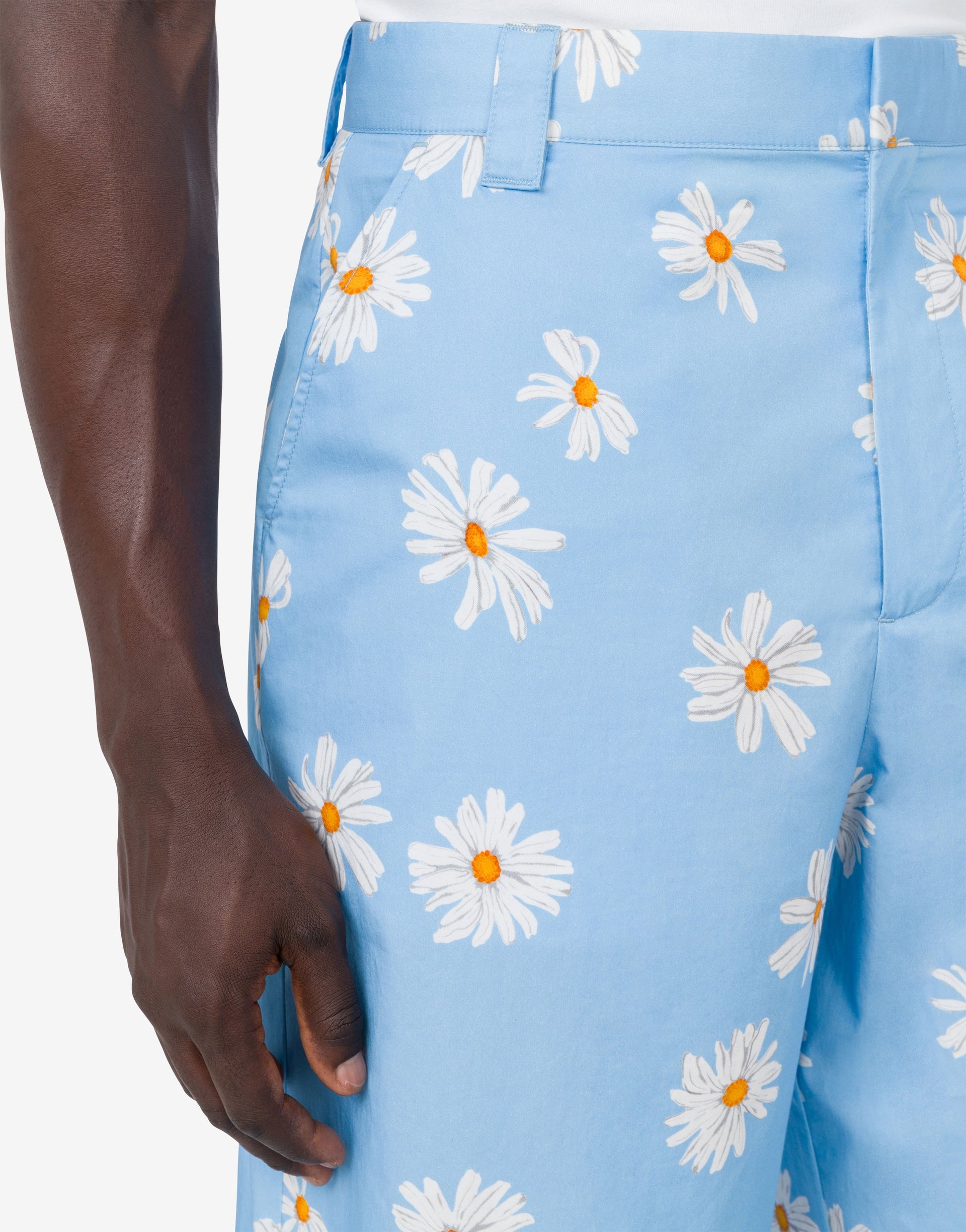 SATIN BERMUDA ALLOVER DAISY - 3