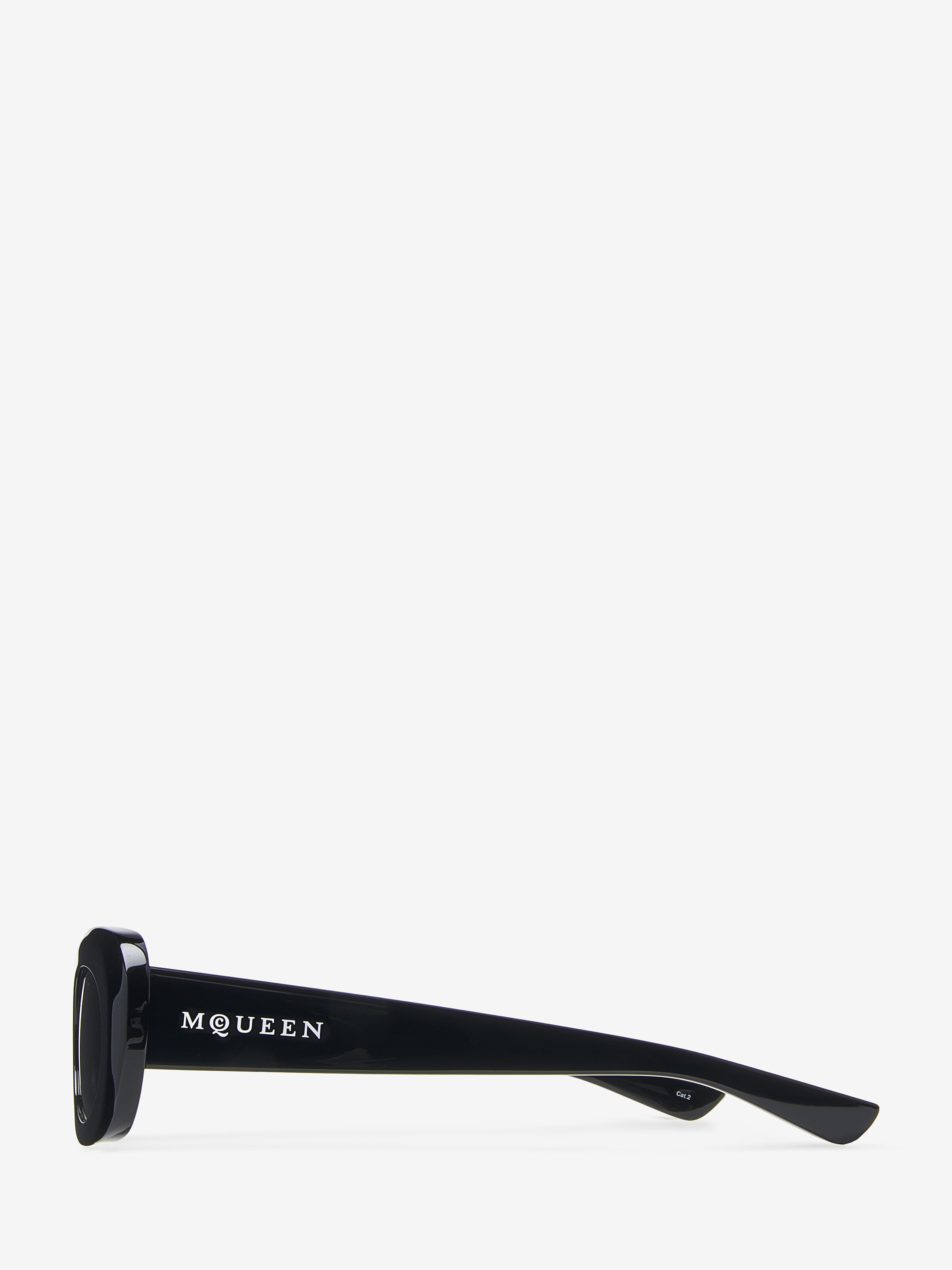 McQueen Logo Oval Sunglasses - 4