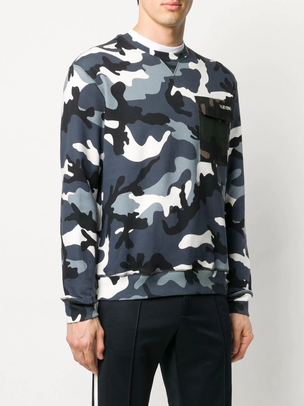 camouflage print sweatshirt - 3