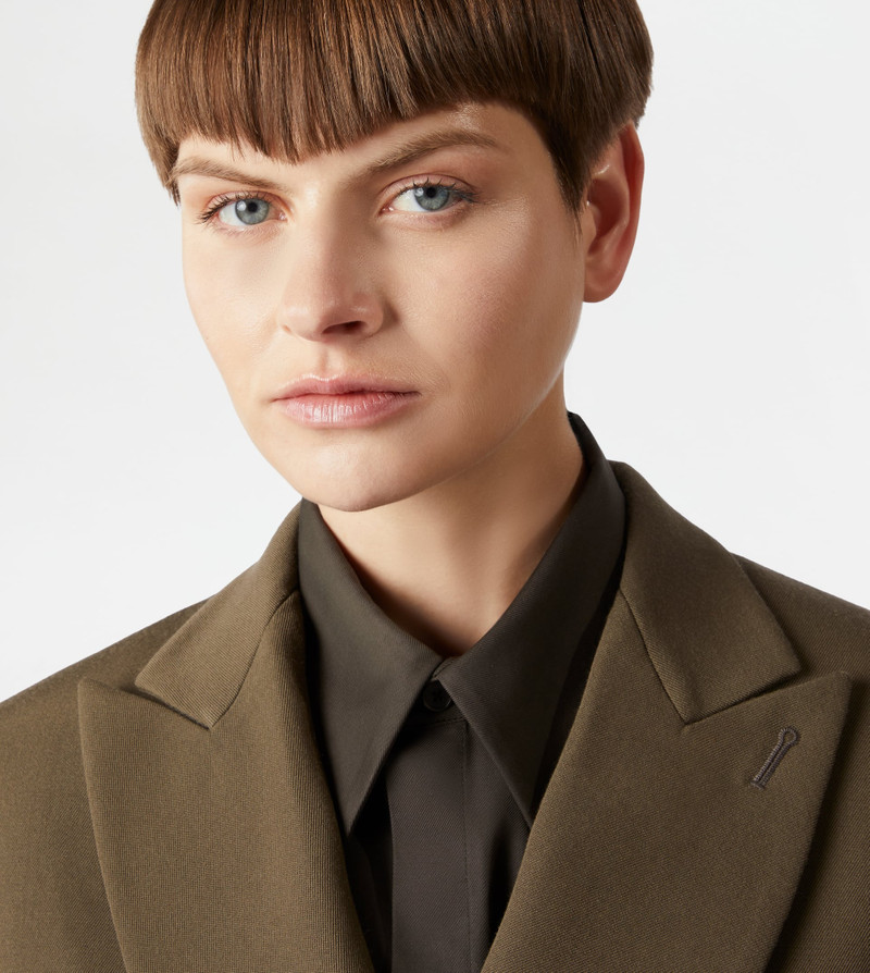 BLAZER IN WOOL - GREEN 5