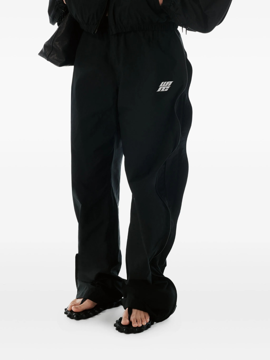 Mid-Rise Zip Track Pant - 4