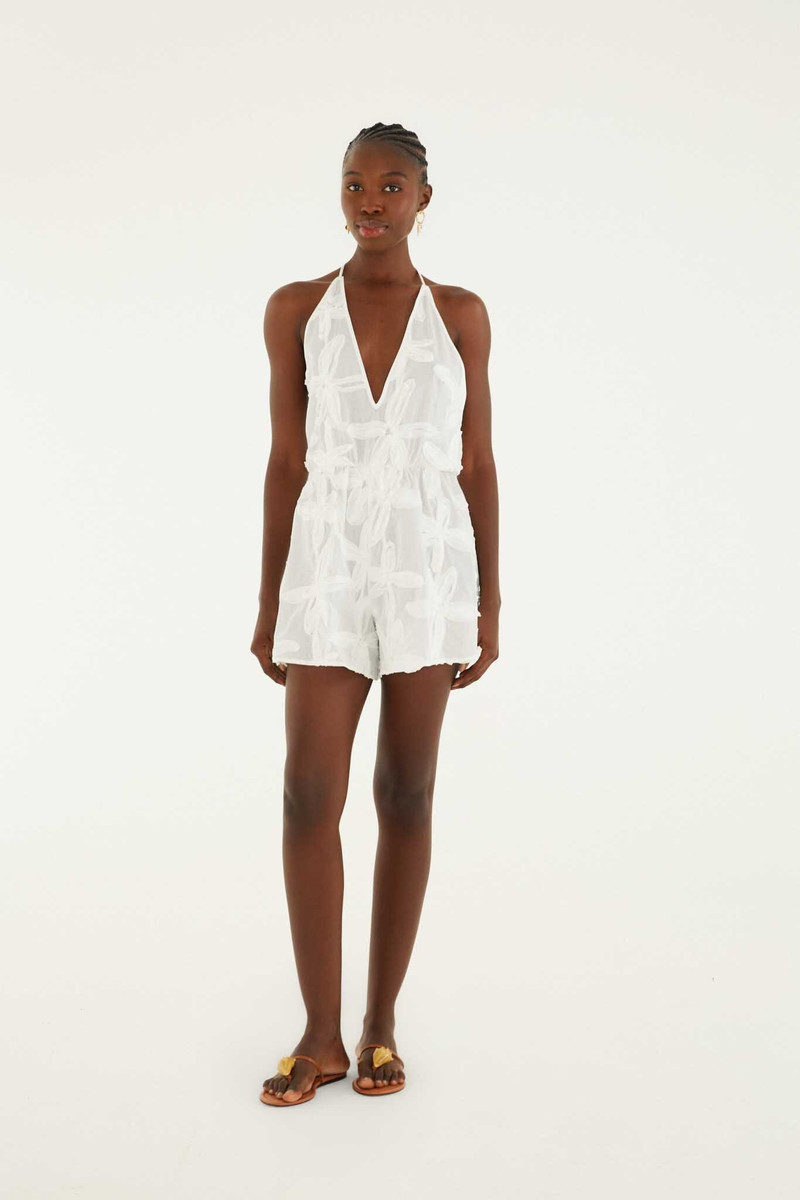 Romper With Neck Tie 5
