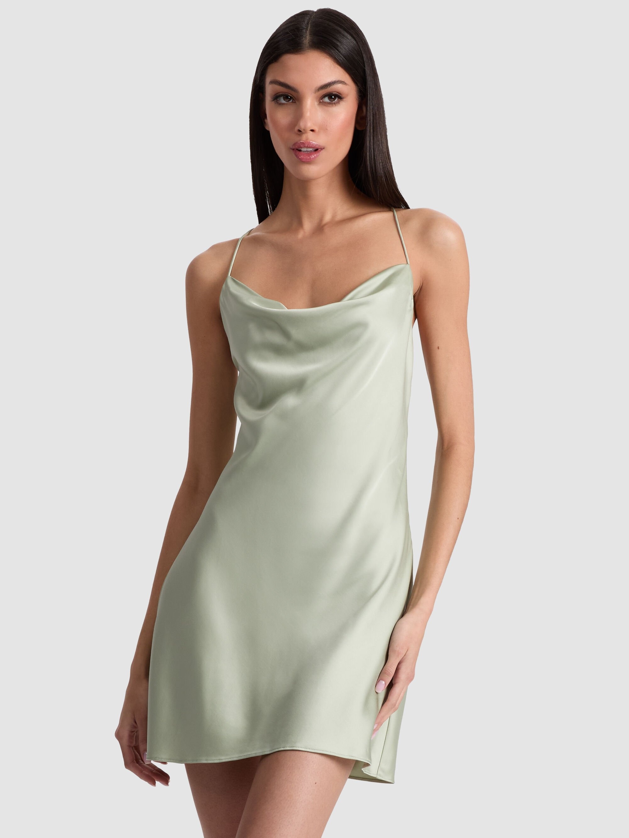 HARMONY COWL BACK SLIP DRESS - 5