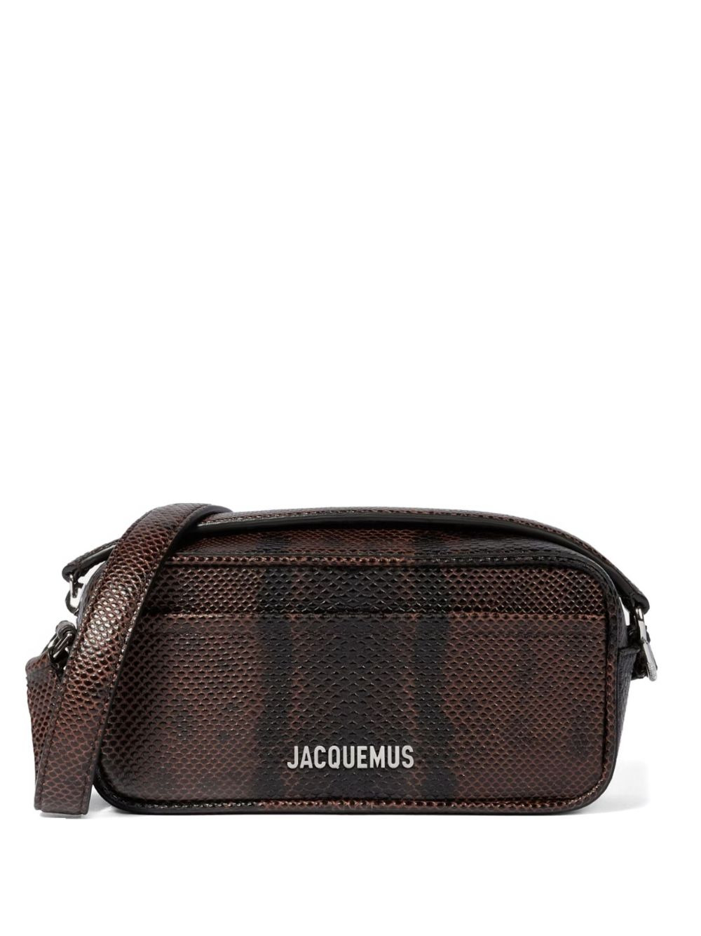 THE BANETO SNAKESKIN-EMBOSSED SHOULDER BAG - 1