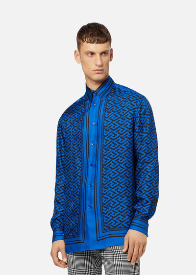 VERSACE La Greca Silk Shirt outlook