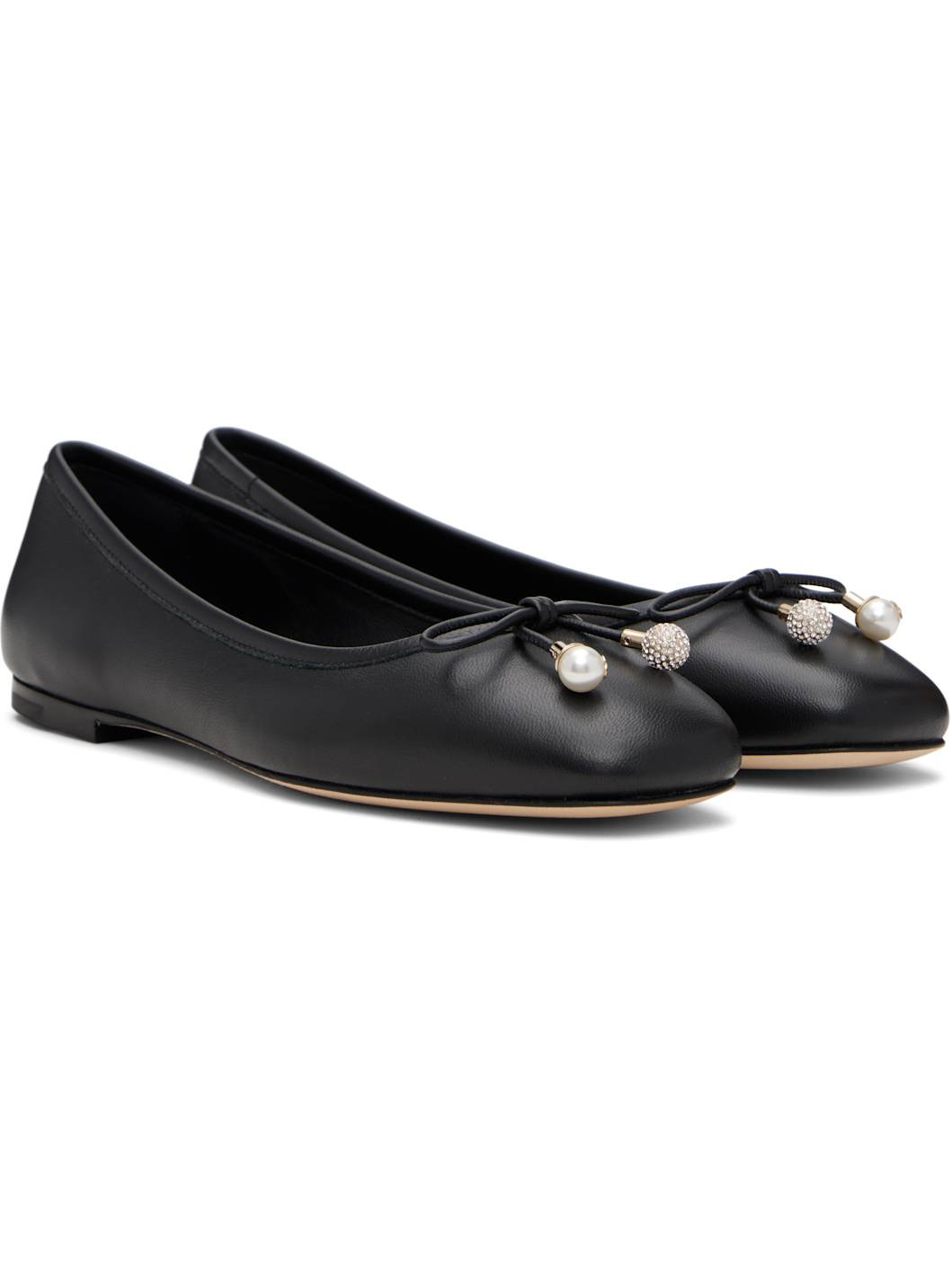 Black Elme Ballerina Flats - 4