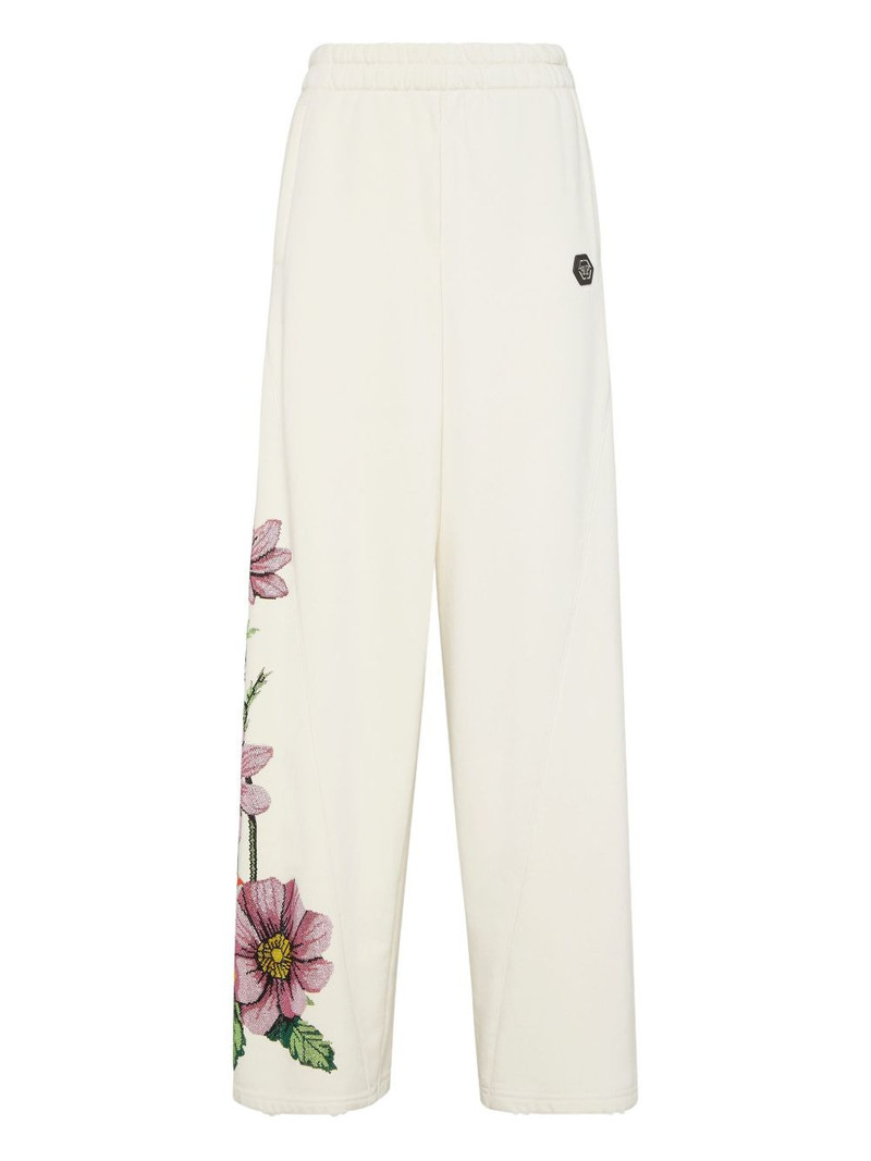 floral embroidered trousers 1