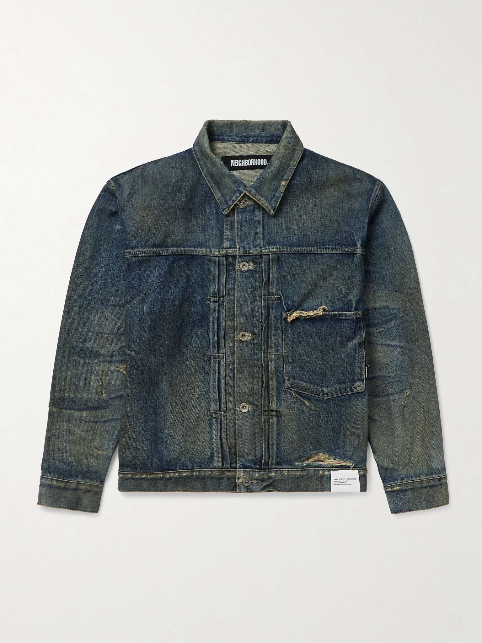 Savage Type-1 Distressed Denim Jacket - 1