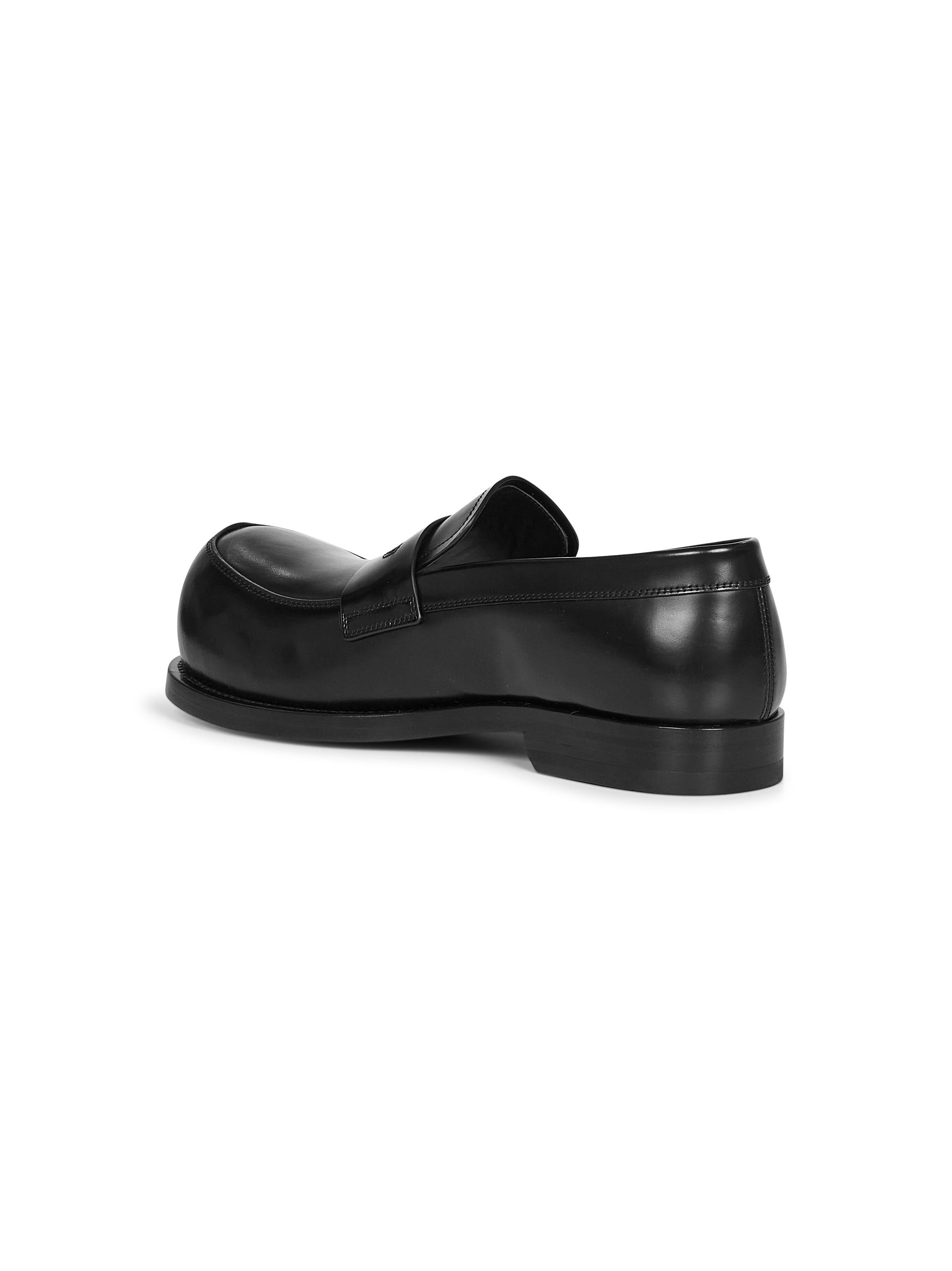 Marni Men Black Leather New Wave Loafers - 3