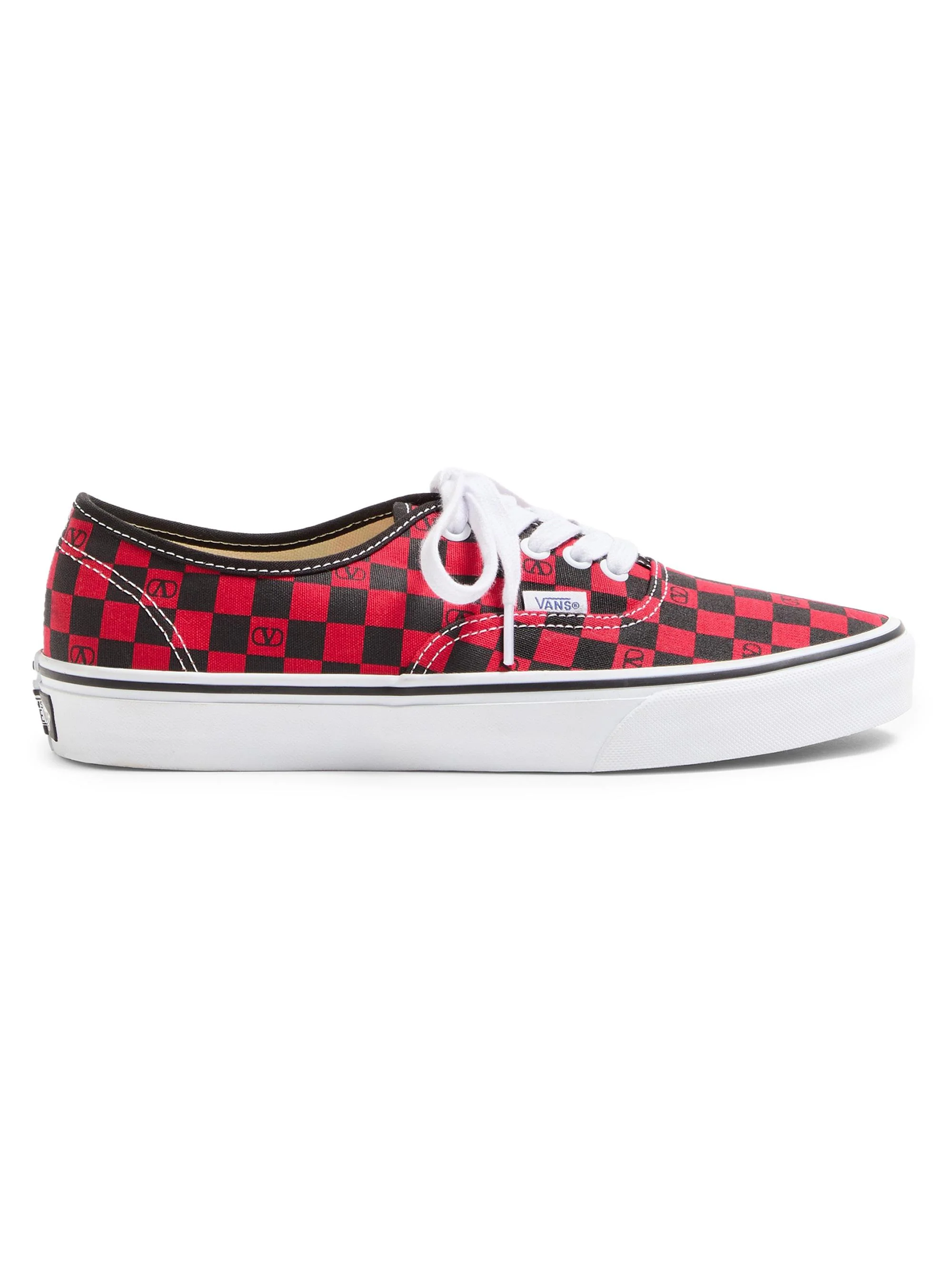 Men's Garavani and Vans Men's Low-Top Sneakers - Red Black - 1