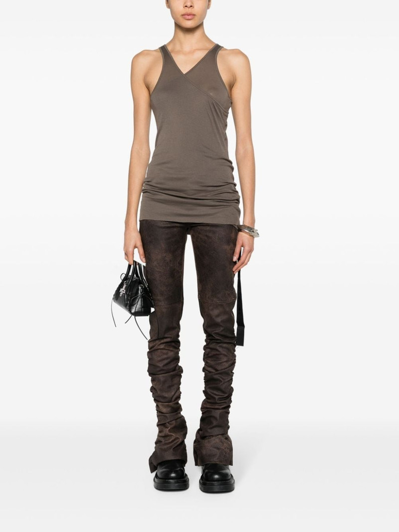 Rick Owens DRKSHDW Double Ziggy Banana jersey tank top outlook