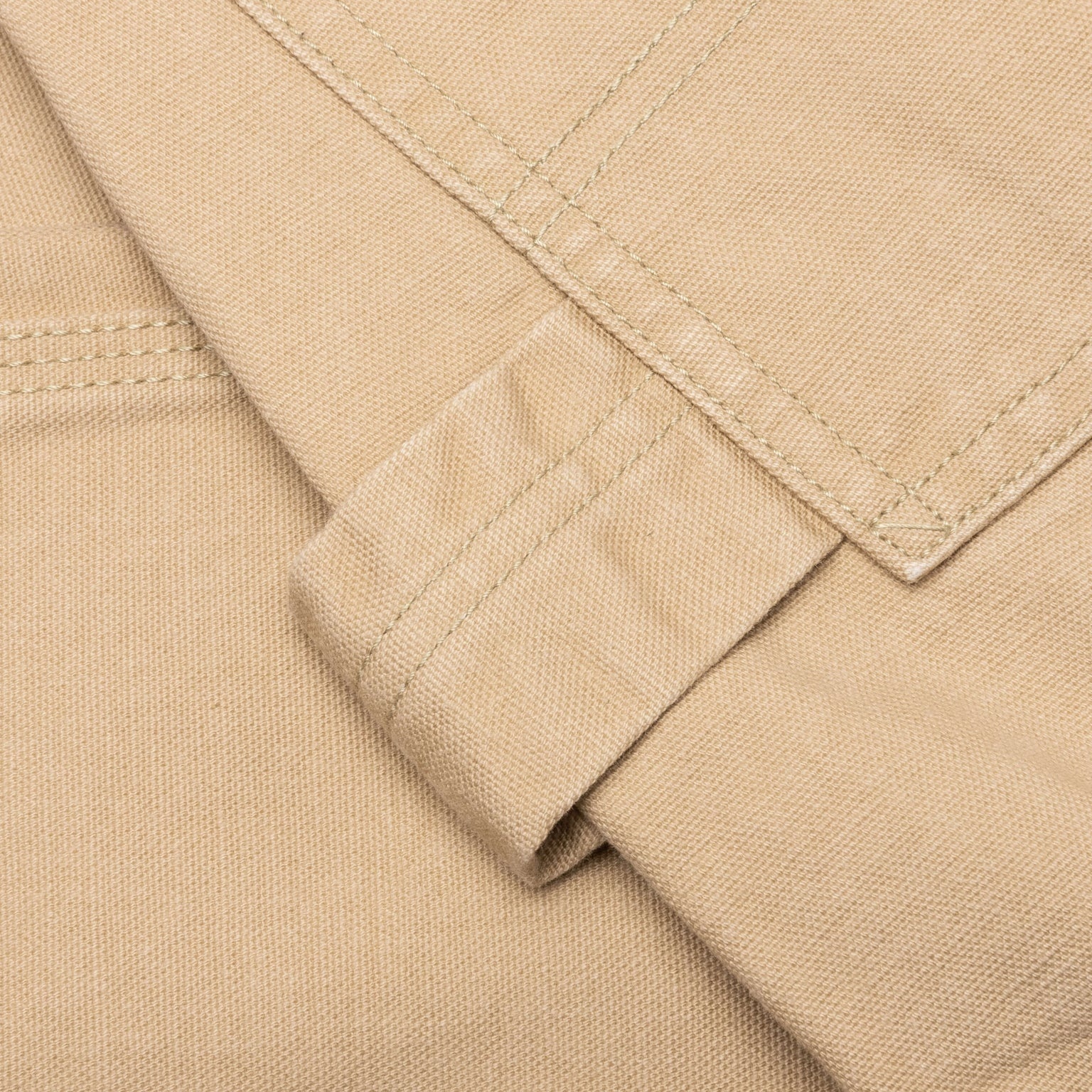 WASHED DUCK WORK PANTS - BEIGE - 5