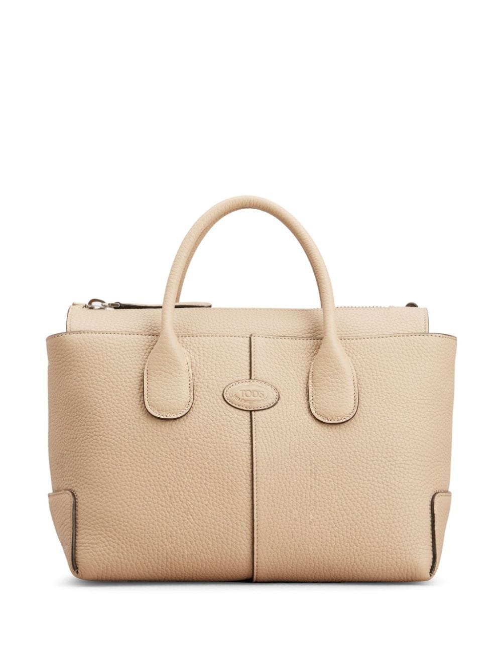small Di leather tote bag - 1