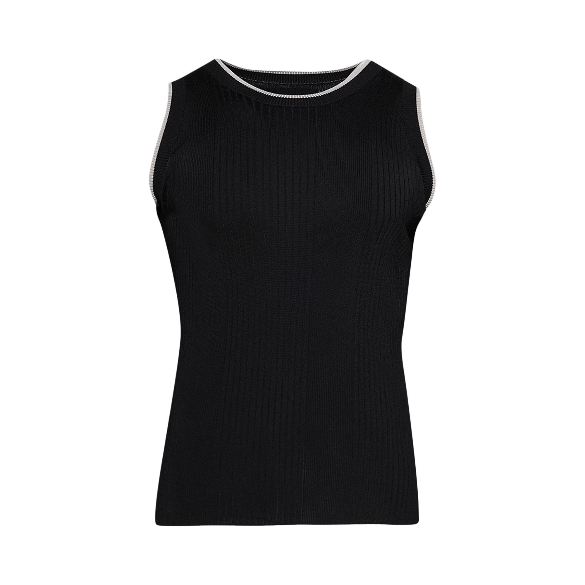 Amiri Ribbed Tank Top 'Black' - 1