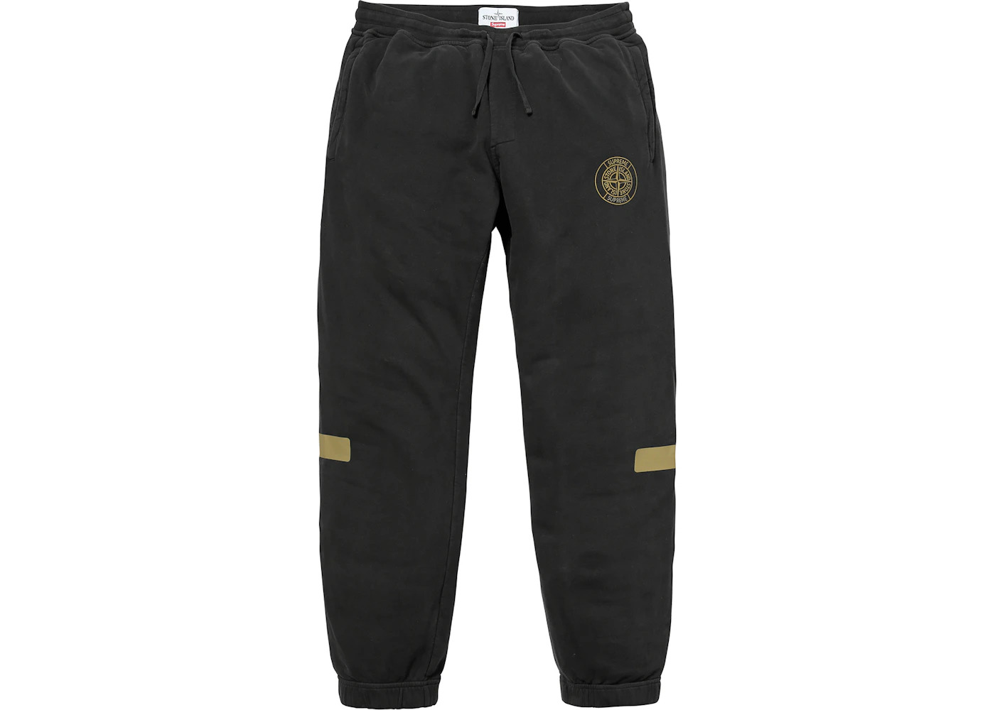Supreme Stone Island Sweatpant Black - 1