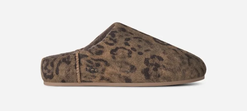 ® Women's Elea Spotted Slip-On Sheepskin Slippers in Chestnut - 1