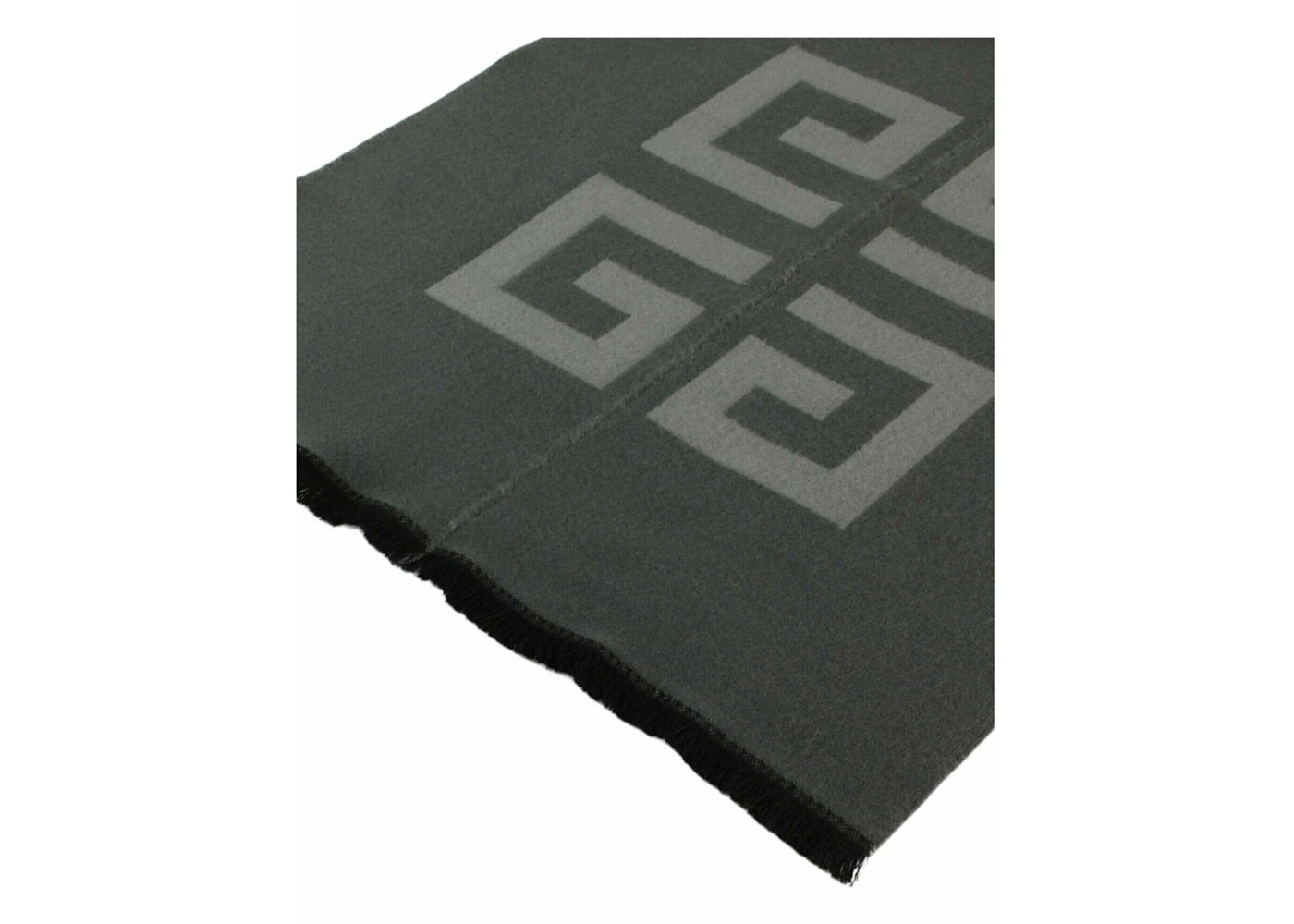 Givenchy Split Oblong Scarf Grey - 6