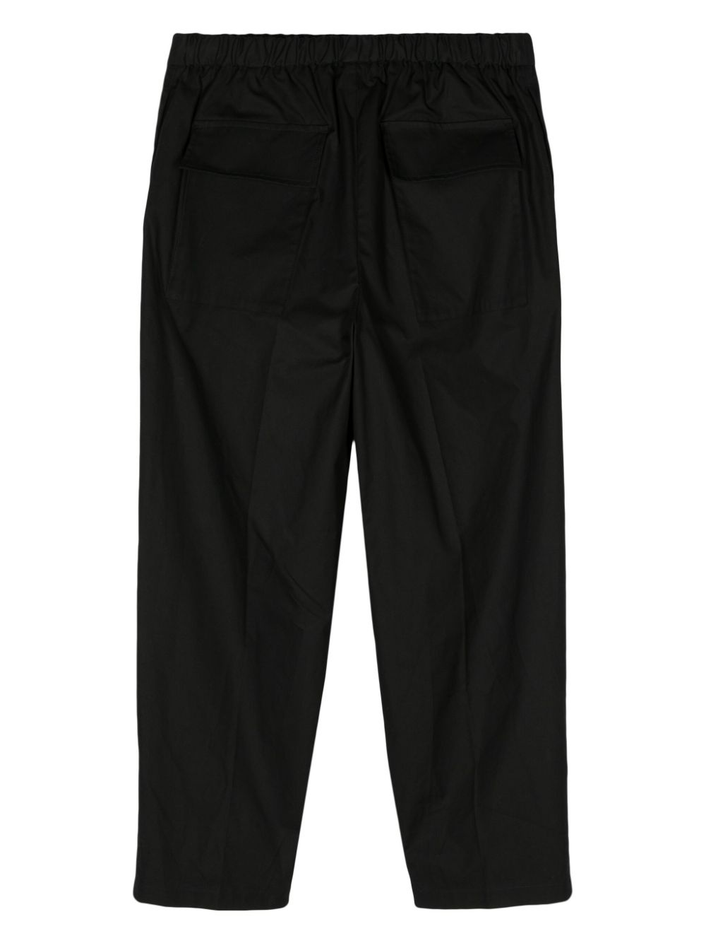 drawstring-waist wide-leg trousers - 2