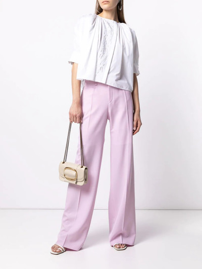 Chloé flared wool trousers outlook