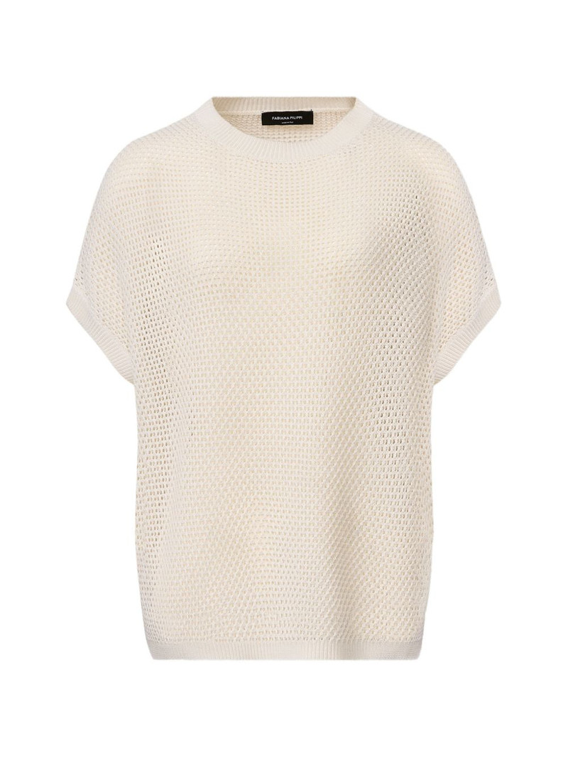 sleeveless knitted top 1