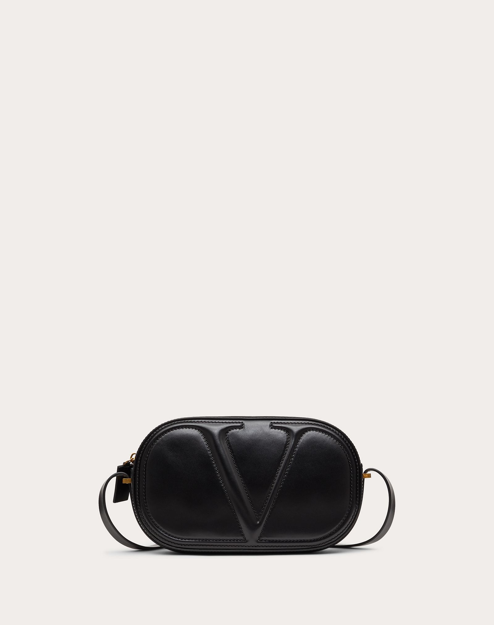 VLogo Walk Calfskin Crossbody Bag - 1