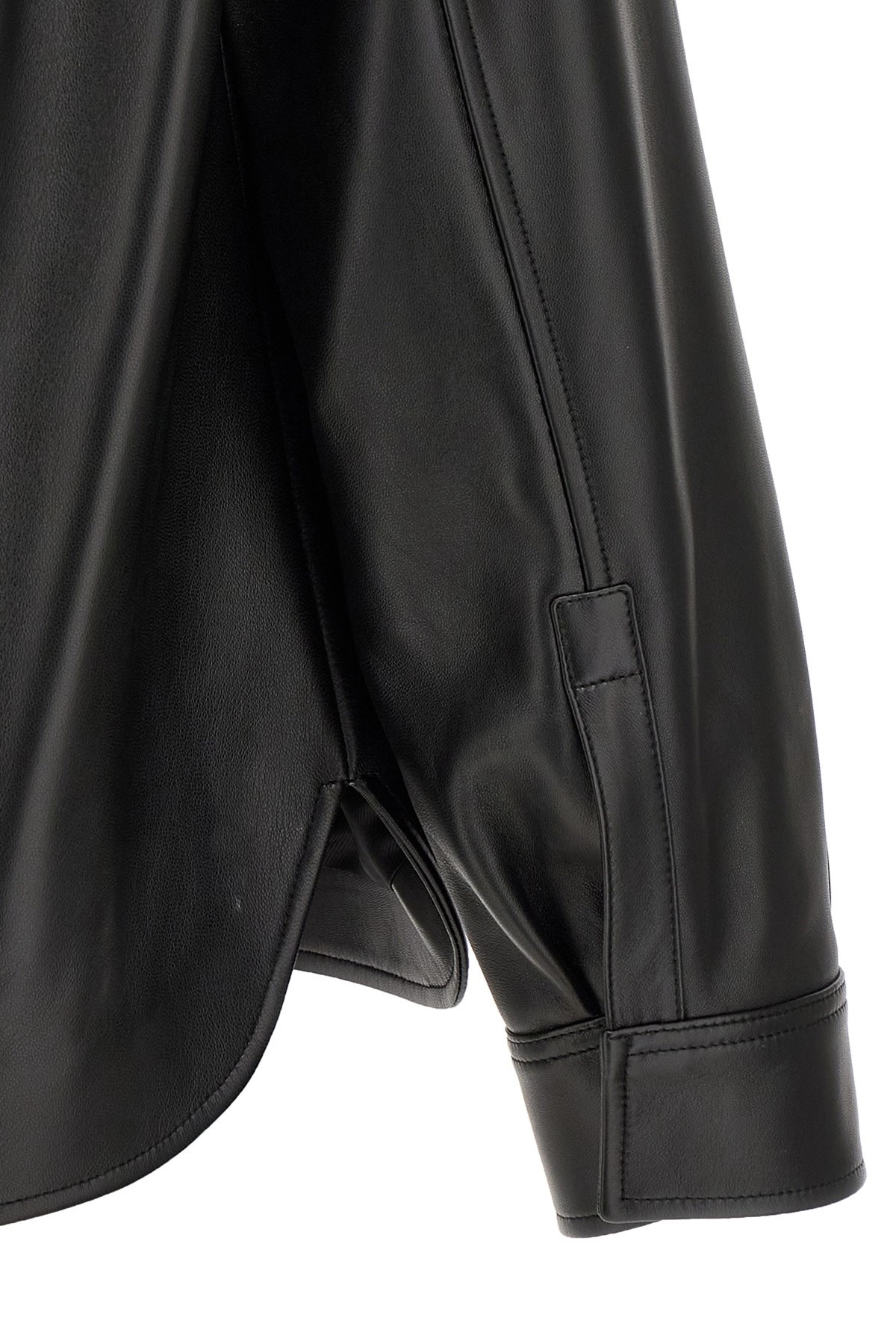 Nappa leather overshirt - 4