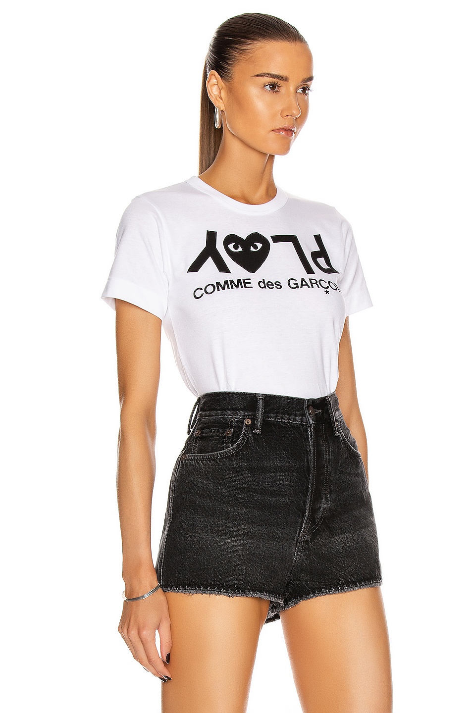 Jersey Black Print Tee - 2