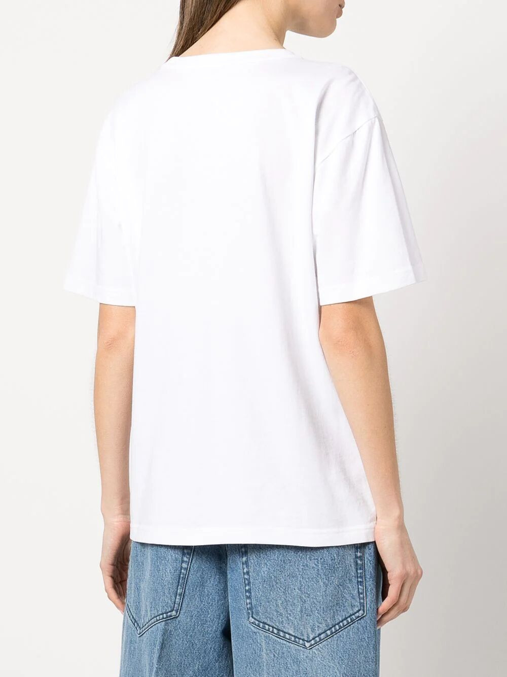 Alexander Wang Women Essential Jersey Short Sleeve Tee With Puff Logo And Bound Neck - 2