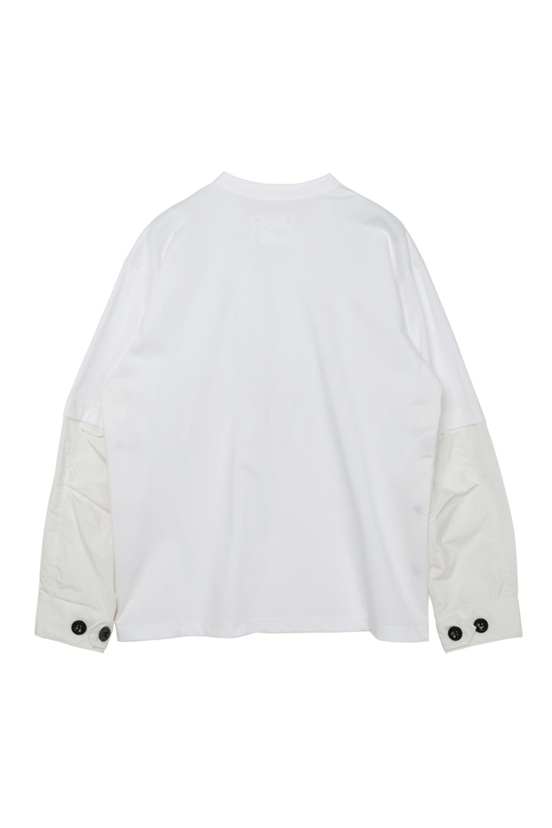 sacai Cotton Jersey L/S T-Shirt outlook