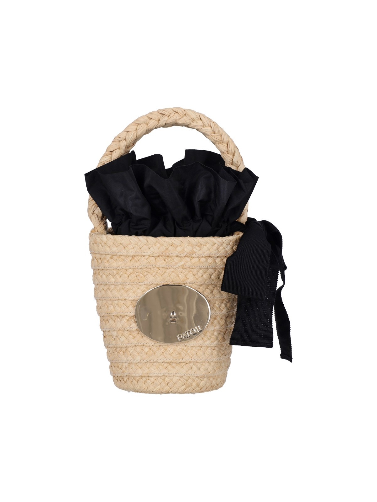 RAFFIA BUCKET BAG - 1