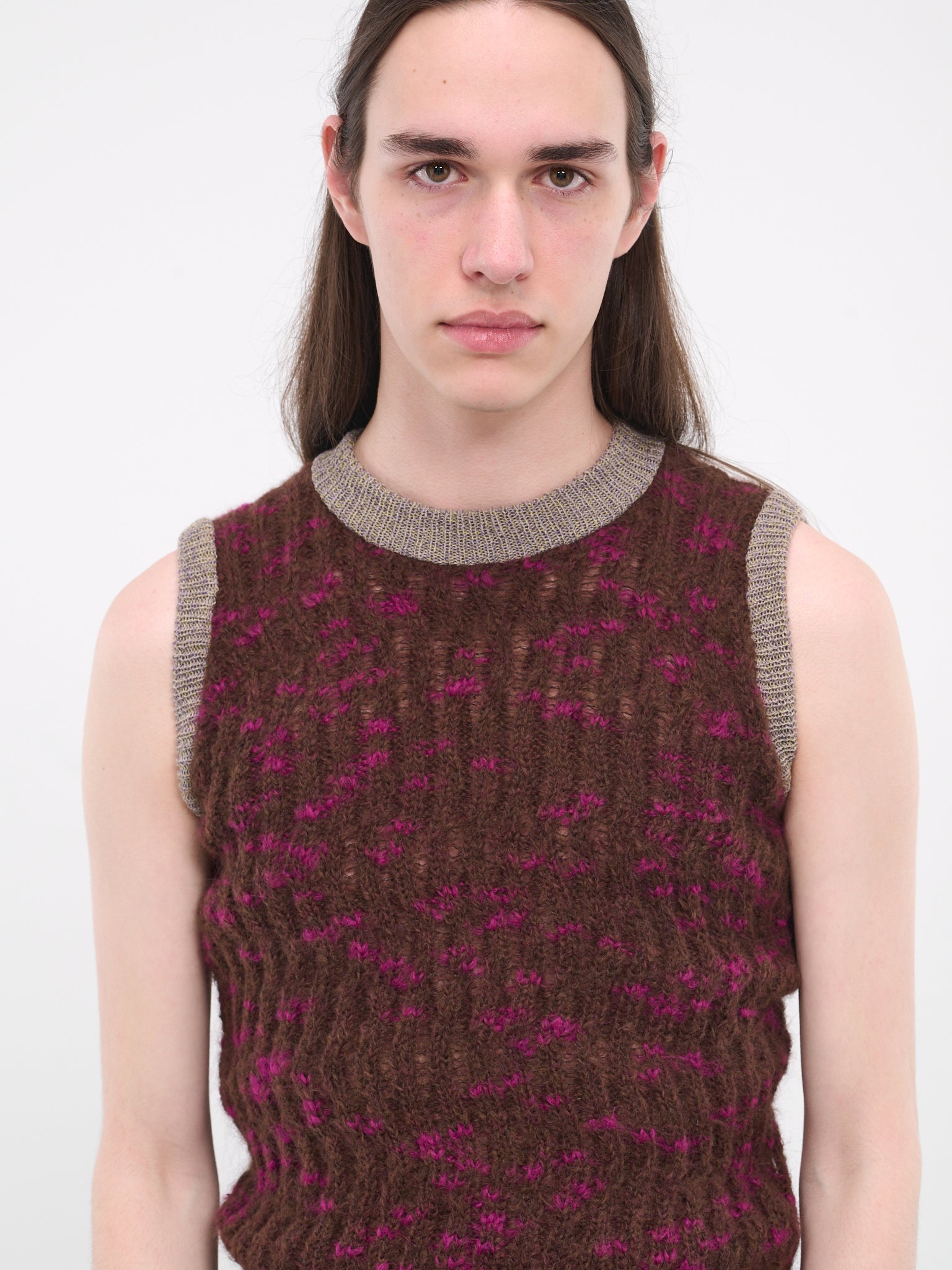 Mohair Knit Vest - 5