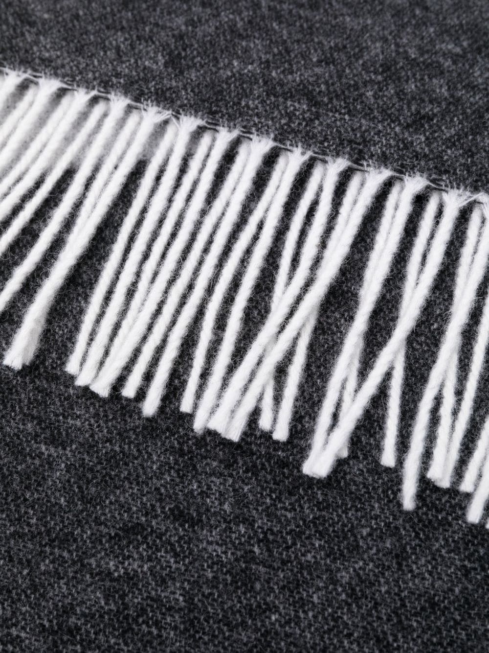logo-knit scarf - 3