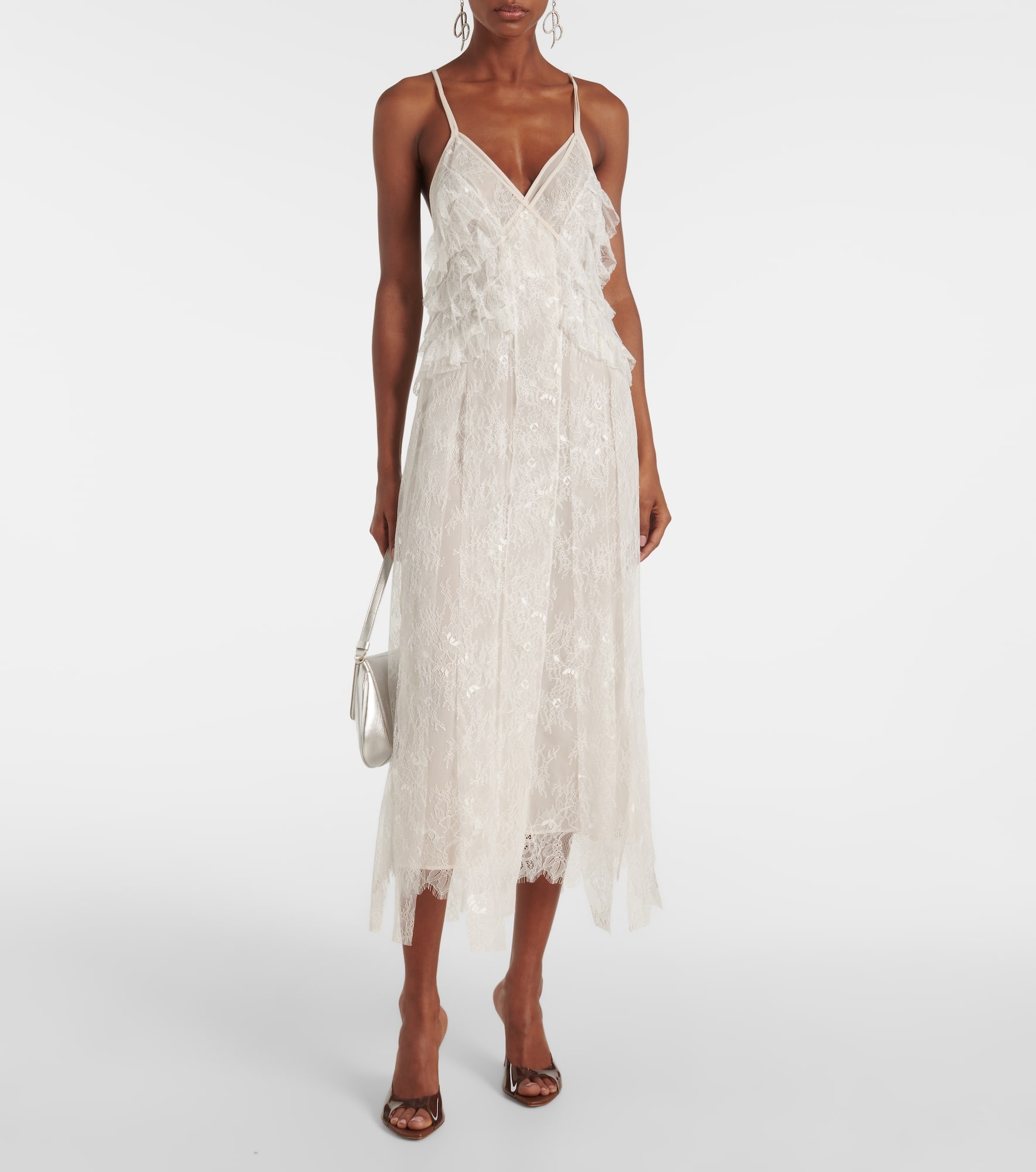 Lace slip dress - 2